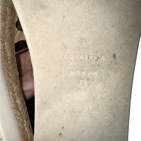 Aquatalia Shayna Espadrille Platform Slide Sandal – Size 8 - Picture 5 of 7